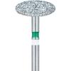 Zirconia Diamond Burs – FG, Coarse, Green, Wheel, 2/Pkg - 8 mm Head Diameter