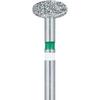 Zirconia Diamond Burs – FG, Coarse, Green, Wheel, 2/Pkg - 5 mm Head Diameter
