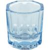 Patterson® Glass Dappen Dishes - Clear Blue Tint Glass