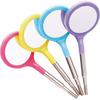 Crystal HD™ Double Sided Mouth Mirror Heads, 4/Pkg - Assorted Vibrant