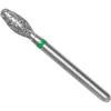 Spring Disposable Diamond Burs – FG, Coarse, Green, Football, Occlusal Reduction, # 369, 2.5 mm, 10/Pkg 