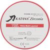 KATANA™ Zirconia Discs – YML, 98.5 mm Diameter, 22 mm Thickness - D2