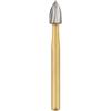 SS White® Trimming and Finishing Sterile Carbide Burs – FG, Flame 12 Blade, 25/Pkg - # 7108