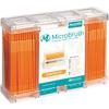 Microbrush® Plus Dispenser Series Applicators Refill, 400/Pkg - Ultra Fine Tip (0.5 mm), Orange