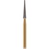 Midwest® Fine Finish Trimming and Finishing Carbide Burs – FG, 10/Pkg - Taper T-Series 18 Blade, # 9714 T-3, 1.4 mm Head Diameter, 7.6 mm Head Length