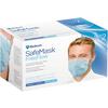 Medicom® SafeMask® FreeFlow™ Procedure Earloop Face Masks – ASTM F2100 Level 2, 50/Pkg - Blue