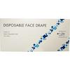Air Polisher Face Drape – Disposable, 50/Pkg - White