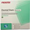 Latex Dental Dam – Mint Flavored, Green, 6" x 6", 36/Box