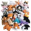Assorted Plush Mini Bean Bag Animals – 4, 50/Pkg
