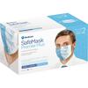 Masques SafeMask® Premier Plus à bandes auriculaires – ASTM niveau 2, 50/boîte