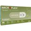 Microflex® TQ-601 Soft White Nitrile Examination Gloves – Powder Free, Latex Free, White, 100/Box, 10 Boxes/Case - Extra Large