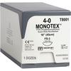 Monotex™ PTFE Nonabsorbable Surgical Sutures – 3/8 Circle, Reverse Cutting, Standard Needle, 18", 12/Pkg