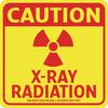 Caution Radiation Label – 5/Pkg 