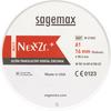 Sagemax NexxZr® + MULTI CAD/CAM Disks, Size W98 - 20 mm Thickness, Shade A1